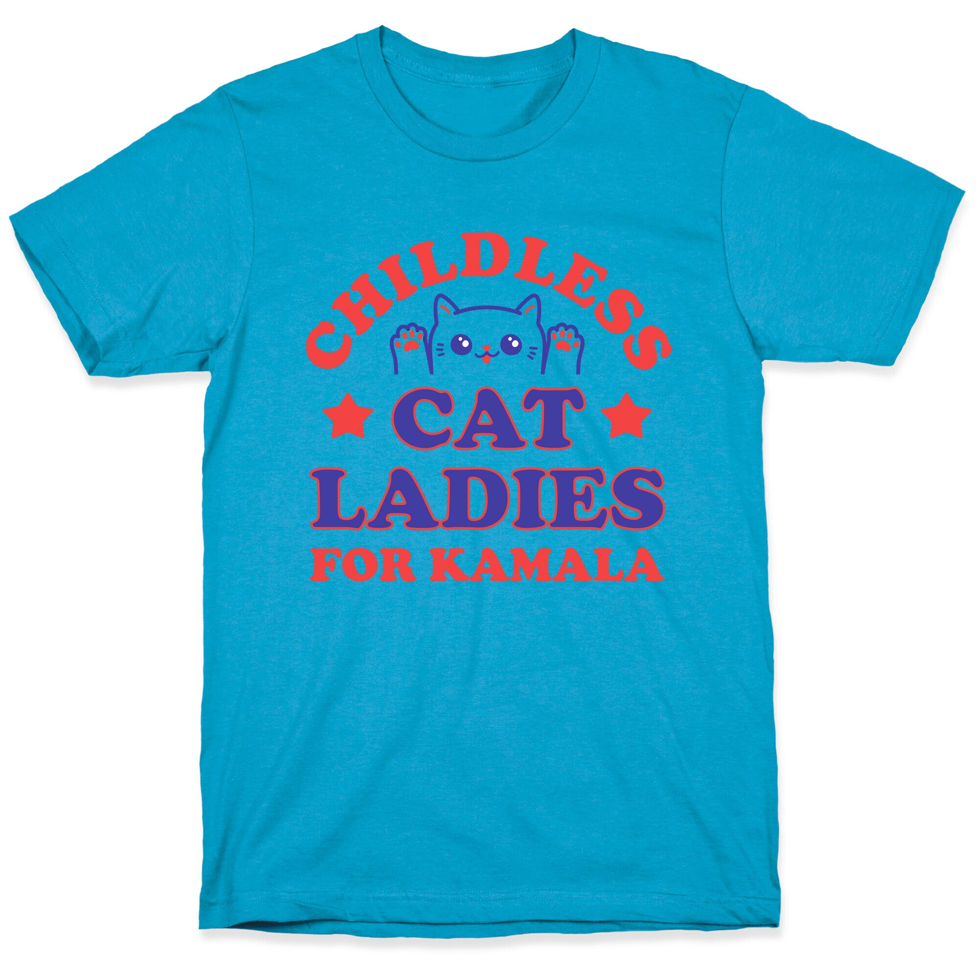Childless Cat Ladies for Kamala Unisex Triblend Tee